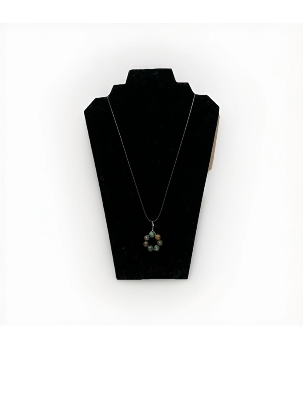 Wicca Spiritual Circle Ritual Unity And Protection African Turquoise Pendant.